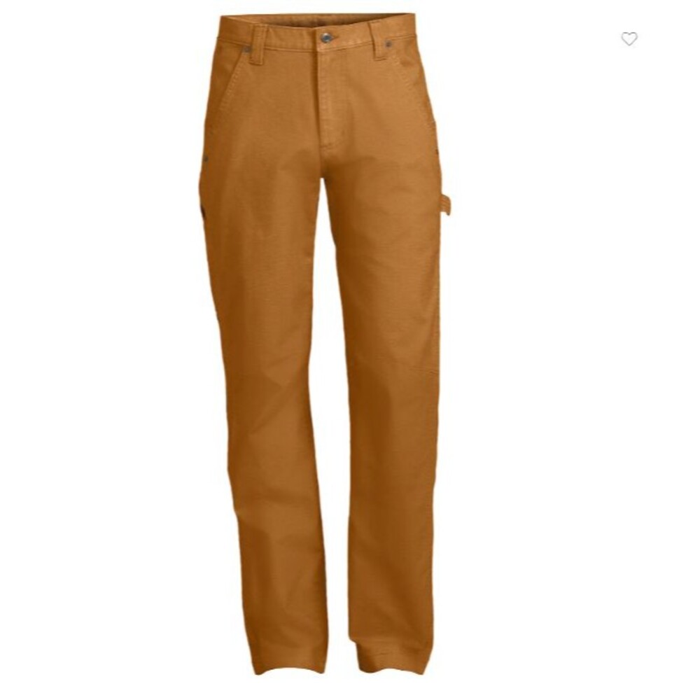 lands' end pants Blake Shelton mens 44 x 34 2x xxl brown work carpenter utility